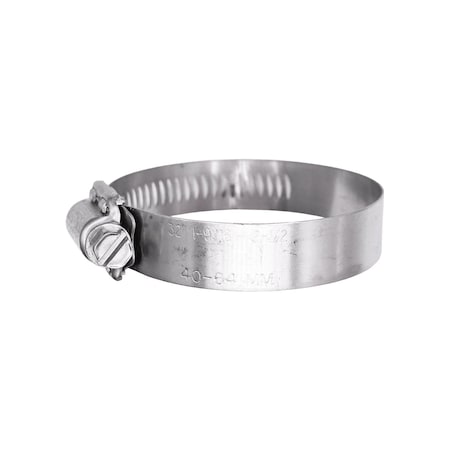 Auveco 1 9/16in - 2 1/2in Hose Clamps, 10PK 9590