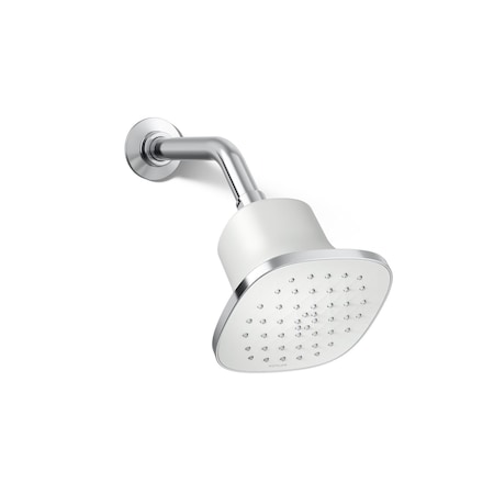Kohler Cinq Square single-function filtered showerhead, 2.5 gpm 37722-Y-CP