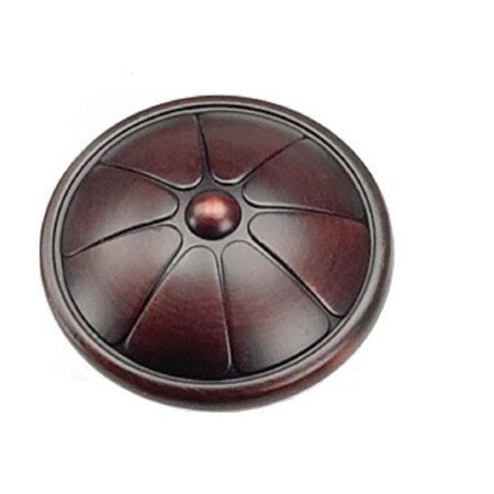 Grilltown 1.5 in. Flower Knob - Oil Rubbed Bronze GR522393