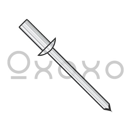 Oxoxo 3/16X.25-.37 Closed End Stainless Steel Rivet Stainless Steel Mandrel, 500PK 445694