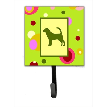 Carolines Treasures 4.25 x 6 in. Bloodhound Leash Or Key Hook CK1014SH4