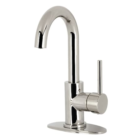 Kingston Brass Single-Handle Bar Faucet, Polished Nickel LS853DLPN