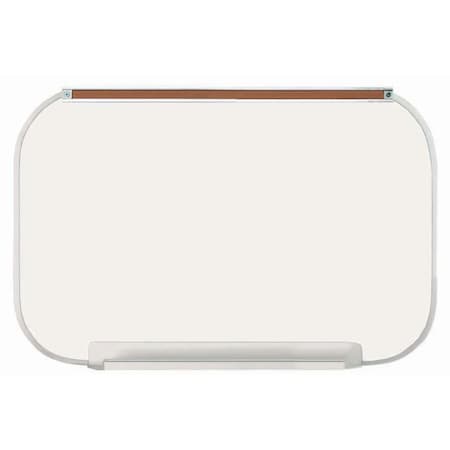 Aarco All Purpose Professional Series High Gloss White Porcelain on Steel Marker Board, 24''Hx36''W RDS2436