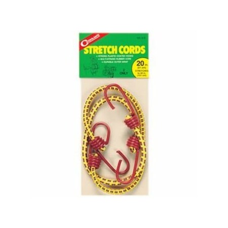 Coghlans Coghlan's Multicolored Bungee Stretch Cord 20 in. L X 0.315 in. 99 lb 2 pk 512