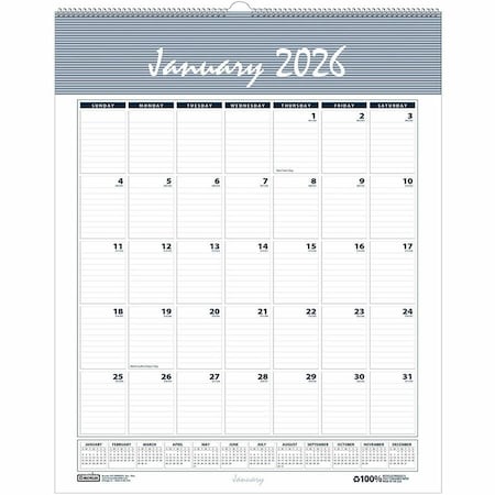 House Of Doolittle Wall Calendar, 8.5'' x 11'', 2025 331HD