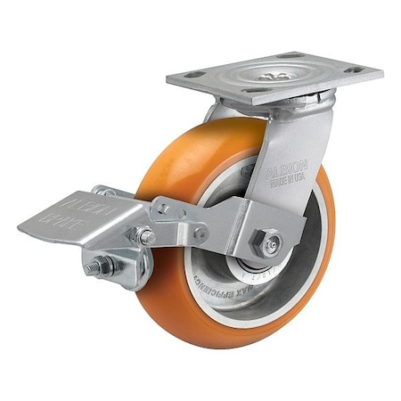 Albion Caster, Steel Frame, Kingpinless Swivel 170AN05228SFBE