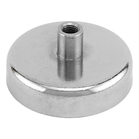 Zoro Select Rare Earth Magnet, Silver, Steel NACF189