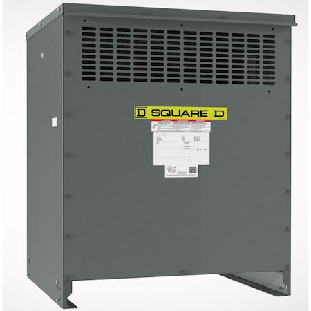 Schneider Electric Dry Type Power Distribution Transformer, 112.5 kVA, 2, 120V AC, 208V AC Wye, 480V EXN112T3H