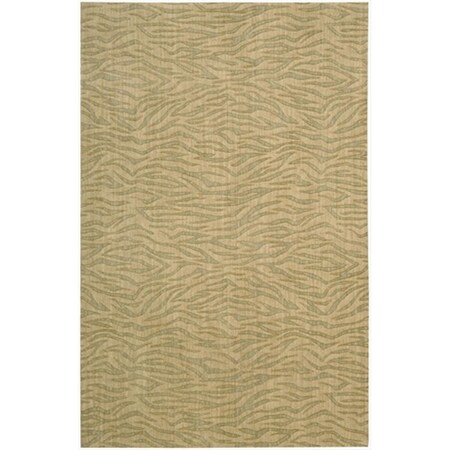 Nourison 66388 Cosmopolitan Rug Collection Area Rug Beige Green 3 ft 6 in. x 5 ft 6 in. Rectangle 99446663887