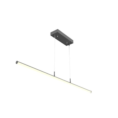 Westgate 8FT LINEAR TUBE DECORATIVE SUSP. LIGHT TUNABLE 40-60W 30/35/40K BLACK, 40W/50W/60W, 30K/35K/40K SDTL-8FT-40-60W-MCTP-BK
