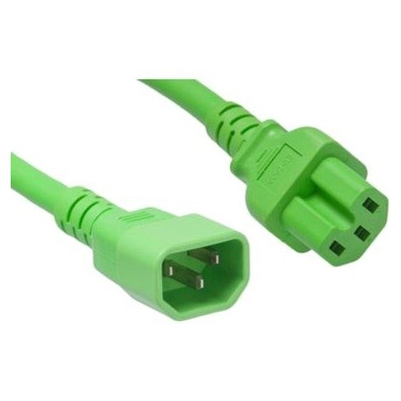 Unc Group POWER- CORD C14 TO C15 15AMP GR PWCD-C14C15-15A-06F-GRN