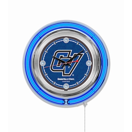 Holland Bar Stool Co Grand Valley State University Double Neon 15" Clock Clk15GVStUn
