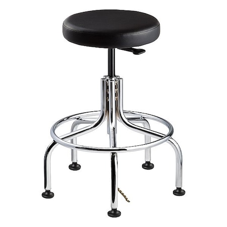 Bevco ESD Tall Vinyl Tubular Steel Stool 3610E-V-BK