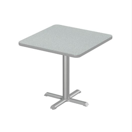 Correll Square Cafe Table, 24 in W, 24 in L, 29 in H, Particleboard Top, Gray Granite SXT24S-15-98-13