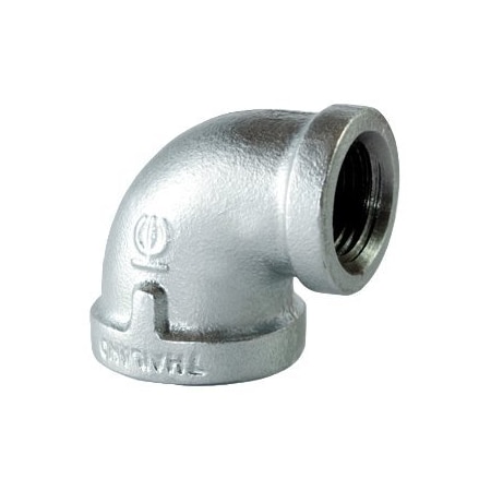 Msi Products 1-1/2inx3/4in INDUSTRIAL 150lb Black Malleable Iron Reducing 90 Elbow A201022412