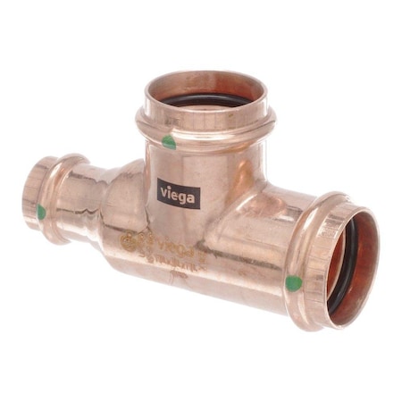 Viega ProPress tee P1 1.25 P2 0.75 P3 1.25 copper 22248