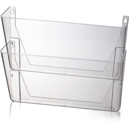 Oic Wall Mountable SpaceSaving Files, No Color, 2PK OIC21404