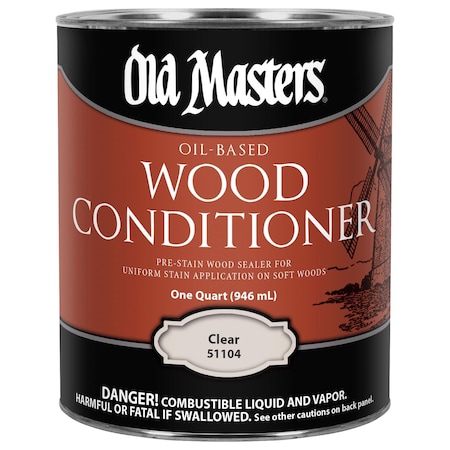 Old Masters Clear Oil-Based Wood Conditioner 1 qt 51104