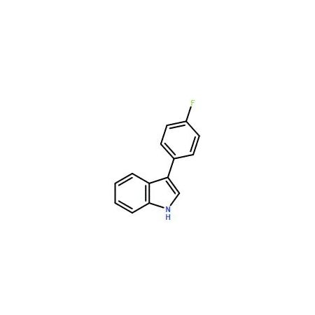 Ak Scientific 3-(4-Fluorophenyl)-1H-indole (1g), CAS 101125-32-0 0339AA-1g