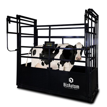 Prime Systems BizAutom Livestock Caged Cattle Scale with High End Indicator BA-LivestoX