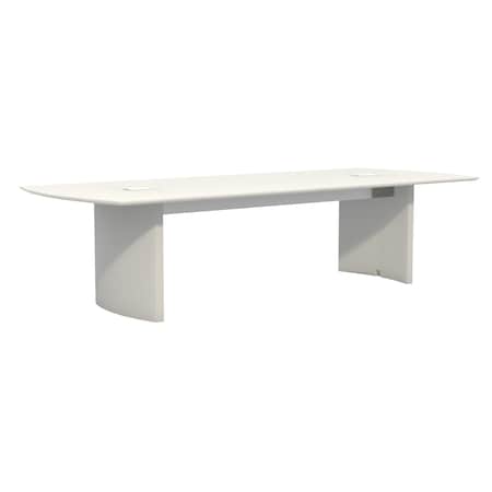 Mayline Rectangle Medina 10' Conference Table, 120 W, 48 L, 29.5 H, Wood Top, TexturedSeaSalt MNC10TSS