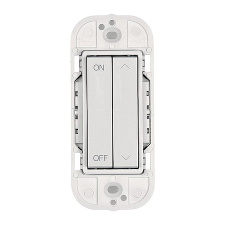 Maxlite Digital Wall Switch, White, Wireless, LED WRF2RB-W