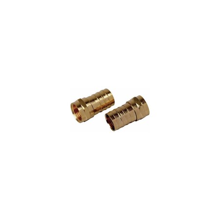 Audiovox RG6U Coaxial F Connector, 4PK VH1454R