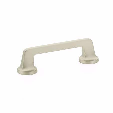 Schaub 4in Center to Center Northport Flat Cabinet Pull Satin Nickel Finish 201-15