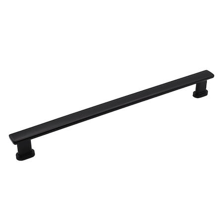 Pride Industrial 12in Center to Center Manhattan Appliance Pull Matte Black Finish PA53012BK