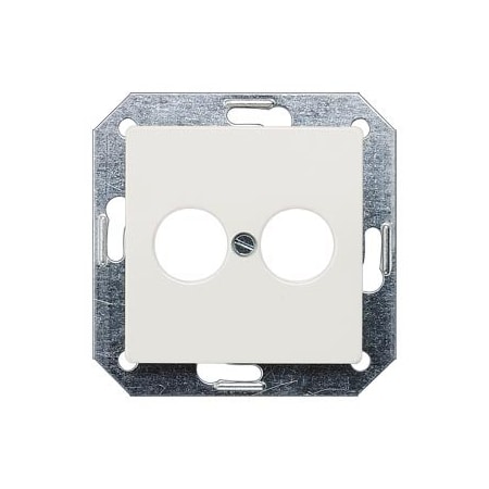 Siemens DELTA i-system titanium white cover plate 55 x 55 mm for miniature connectors 5TG2577