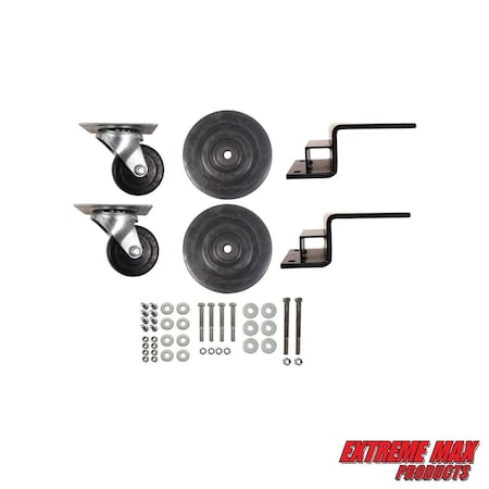 Extreme Max 5800.1051 Wheel Kit for PRO Snowmobile Lift 5800.1051