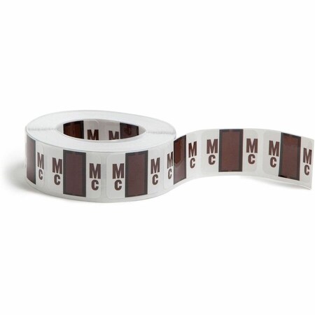 Smead Smead, A-Z COLOR-CODED END TAB FILING LABELS, MC, 1 X 1.25, WHITE, 500/ROLL 67097