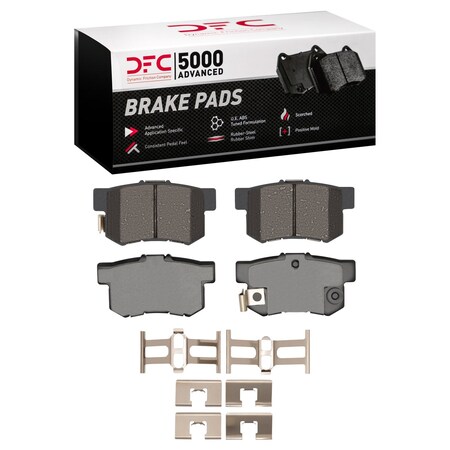 Dfc 5000 Advanced Disc Brake Pad Set,  1551-0537-01