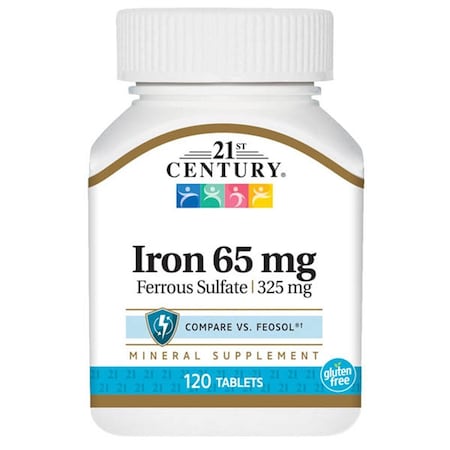 21St Century Ferrous Sulfate/Iron, 325mg/65mgs, 120PK 74098522670