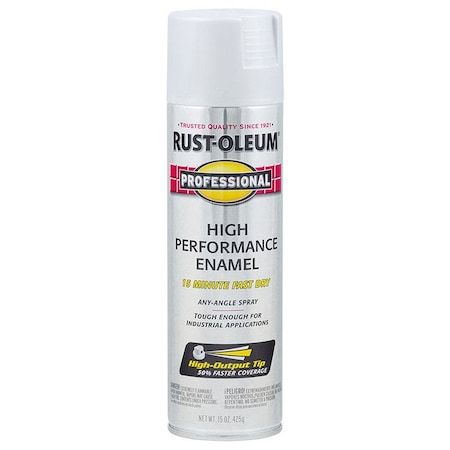 Professional 15 Oz Rust-Oleum Brands Aluminum High Performance Enamel Spray Paint 7515838