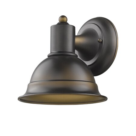 Homeroots Antique Bronze Aluminum Wall Sconce 398465