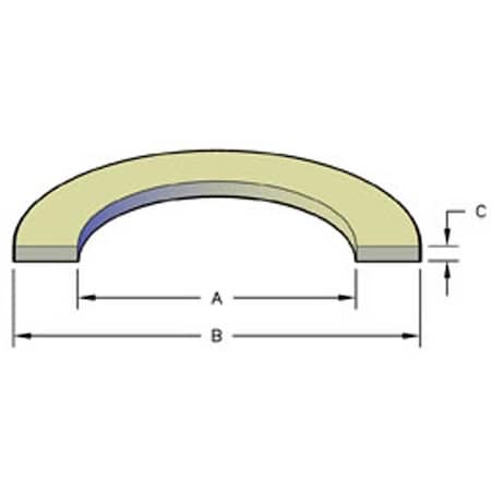 Hercules Sealing Products 575-281, BU-90URE-15x1/8-C/S1 575-281