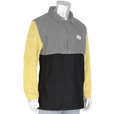 Ironcat Proban FR 7 oz. Cotton Bib Apron for 8051 Cape Sleeve 8052/3XL