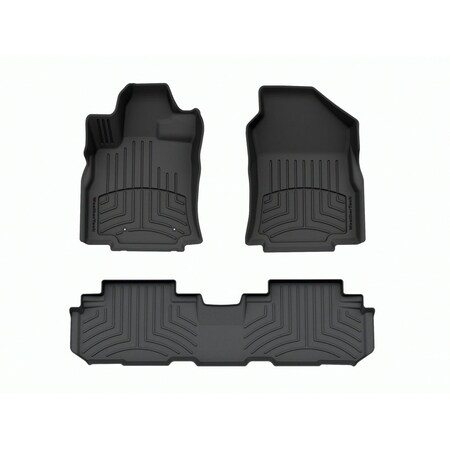 Weathertech Black, Front and Rear FloorLiner HP 441475-1-2IM