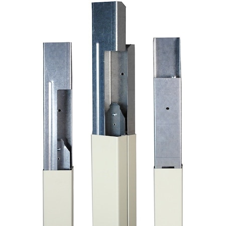 Wiremold Blank Steel Pole Extender, Blank Logo, Steel 25DTC-E5