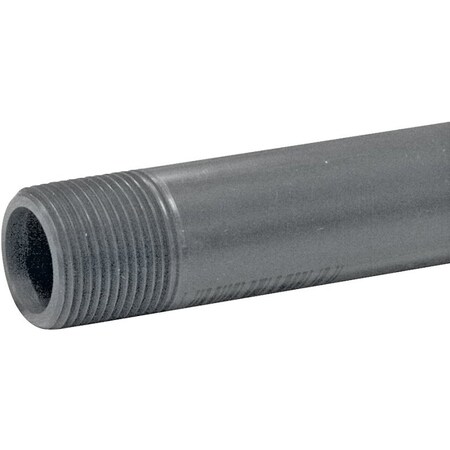 Genova Products Lasco 210060Bc Pipe Nipple, 1 In, Pvc, Sch 80 Schedule, 6 In L 405-060