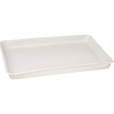 Huhtamaki Chinet, Strongholder Molded Fiber Food Trays, 9 X 12 X 1, Beige, Rectangular, 250PK 20815
