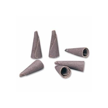 Standard Abrasives A/O Tapered Cone Point, 1 in dia, 80 Grit, K-110, 100PK 405-051115-41530