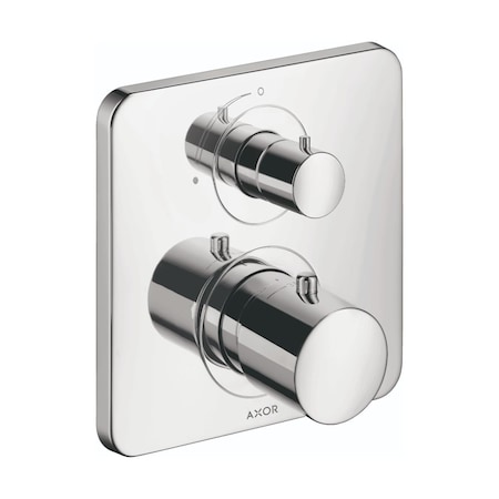 Axor Citterio M Thermostatic Trim with Volume Control in Chrome 34705001