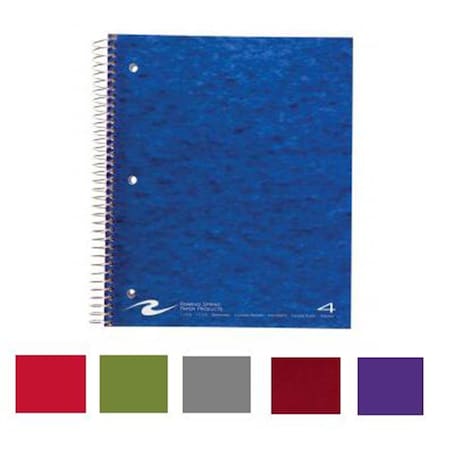 Roaring Spring Paper Products Four Subject Notebook - 200 Sheets Per Book 11376