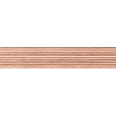 House Of Fara 7/16'' W.x2-1/4'' H.x7 ' L. Natural Solid Oak Fluted Wood Casing 9587