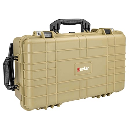 Eylar 22in Carry-On Travel Roller Gear Hard Case Waterproof w/ Foam Tan SA00034-TAN