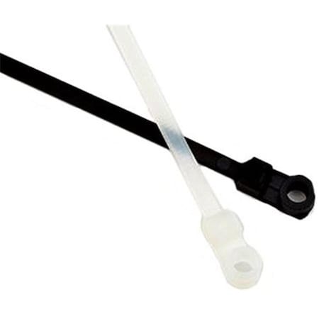 Light House Beauty Cable Tie, 4-3/4 in L, 2.09 in Max Bundle Dia., Black, Nylon 6/6, 50 lb Strength LI3264835
