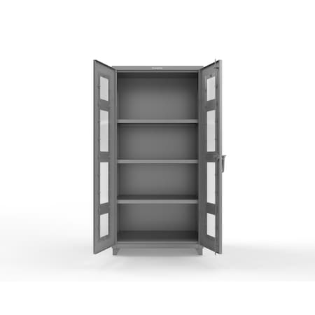 Strong Hold 14 GA Extra Heavy Duty Clearview Cabinet 36-LD-243-L