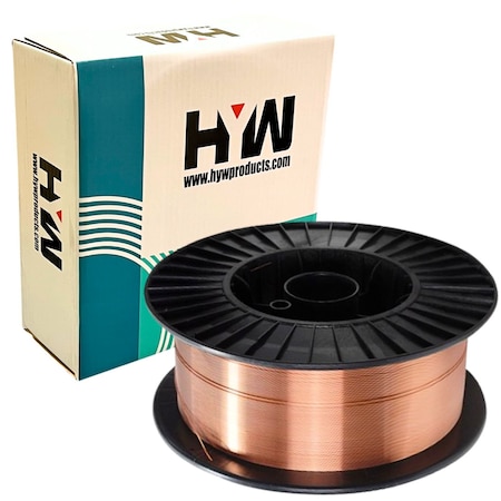 Hyw Products ER70S-6 Mild Steel Mig .035in Welding Wire 44-Pound Roll 16035044